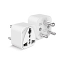 Elleys ENZO 3 pin Socket US Converter for India (USA, UK, Chiny) Australia do Indii Plug Converter - Typ D Plug Adapter 6A - 240V 2pin 3pin Socket Universal Travel Adapter for Home, Office - 1 szt.