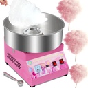 Cotton Candy Machine Commercial, 1000W Cotton Candy Maker Machine, Candy Floss Maker with Stainless Steel Bowl, Sugar Scoop，double switch easy and safe to use for Kids, Home, Party, Birthday, Festival