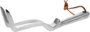 Homoyoyo Weeding Rake Tool Handle Compact Garden Hand Rake for Excavation and Soil Loosening