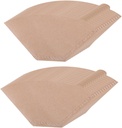 100Pcs Disposable Unbleached Coffee Filter Cones for Espresso and Drip Brewers Fine Filtration Paper for Smooth Flavor Preservation Portable Stackable Design for Easy Storage and