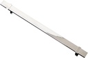 Shower Glass Door Handle Adjustable Hole Distance, Bathroom Grab Bar Stainless Steel Polish Chrome Single Side Door, Push and Pull Door Handle Sets Towel Bar