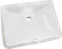 TOTO LT535G#01 20" Rectangular Undermount Bathroom Sink with CEFIONTECT, Cotton White