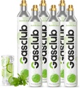 60L CO2 Cylinder Compatible with All 'Screw-In' Soda Makers For SodaStream (Excluding Enso, E-TERRA, Art, Terra, Gaia, and Aqua Fizz), Philips, Aarke, etc.Makes Up to 60L, 6-Pack