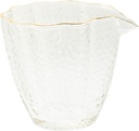 VICASKY Glass Tea Dispenser Cup with Creative Pour Spout for Home and Office Use Smooth Surface Japanese Style Tea Brewing Container Sake and Spirits