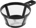 TEHAUX Reusable Coffee Filter for Machines Plastic Coffee Strainer with Handle and Tea Brewing 1 Pack