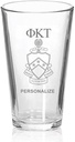 Greekgear Phi Kappa Tau Mixing Glass Transparent