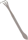 GLOGLOW Stainless Steel 3Prong Garden Rake with Ergonomic Handle for Loosening Soil and Removing Roots, Ideal for Gardening and Farming