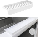 Silicone Sink Edge Protectors - Multifunction Accessories, Splash Guard & Draining Mat for Kitchen, Bathroom Sink, Steel, Granite, Quartz Countertops (Transparent, 4 * 14in)