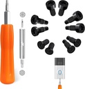 Video Doorbell Screwdriver Replacement, Doorbell Security Screws,T6 T15 Screwdriver Fit Doorbell, 2nd Generation, Doorbell 2 / pro Doorbell 3/4 Doorbell Plus and Pro & Elite Doorbell Security Screw