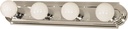 Nuvo 60/297 Four Light Vanity Strip, Polished Chrome, 24-Inch