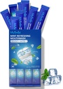 MySmile Mouthwash Alcohol Free, Mouth Wash for Adults, Travel Mouthwash, Oral Rinse Helps Kill 99% of Bad Breath Germs, Prevents Cavities, Fluoride Free, Fresh Mint, 30 Uses