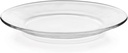Red Pomegranate ELEMENT Set of 4 Glass Dinner Plates
