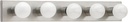 Sea Gull Lighting 4735-98 Center Stage Traditional Five Light Wall/Bath Vanity Style Fixture, Brushed Stainless Finish, 5-Light