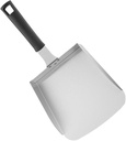 Food Scoop Multi Function Griddle Spatula for French Fries Burgers Tool with Ergonomic Handle for Home Restaurant Use