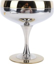 Ice Cream Goblet, 200ml Stainless Steel Drop Footed Ice Cream Bowl, Ice Cream Bowls Resuable Dessert Cups Dessert Dish for Serving Dessert Pudding Fruit Martini Cocktail