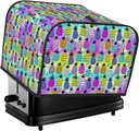 Oven Cover Kitchen Bread Machine Protector,4 Slice Toaster Cover For Home,Fingerprint Coaster Cover,Kitchen Small Appliance,Graffiti Pineapples
