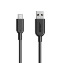 Anker Powerline II USB A to USB C Cable (3 feet (3.1 Gen 2), 10000 Mbps, Black)