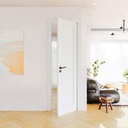 18 x 80 Solid Core Slab Doors, Interior French Door Slab, Soild Core & Pre-Finished Single Panel as Bedroom Pantry Laundry Closet Door Panel, No Assembly Required, White Interior Doors