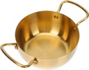LIFKOME 1pc Korean Ramen Cooking Pot Cookware Dual Handles Non-stick Design Compatible Gas Induction and Electric Stoves