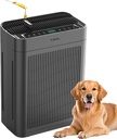 Air Purifiers for Home Large Room Up to 3000 Sq Ft with Washable Filters, H13 HEPA, Dual-Sided Air Intake, PM2.5 Sensor, 22dB Quiet Air Cleaner for Bedroom, Pets, Dust, Smoke, Pollen