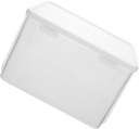 Mikinona Bread Storage Container Cover Bread Box for Kitchen and Refrigerator Airtight Fresh Keep Box for Toast Snacks and Food Organization Large