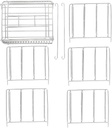 Slow Cooker Stainless Steel Rack Large Capacity Separator for Kitchen