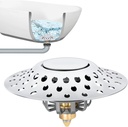 Universal Bathtub Stopper Tub Drain Hair Catcher: Bathroom Sink Strainer Bath Tub Bathroom Sink Drain Kit Accessories, Tub Cover Bathtub Plug Stopper Filter Replacement of Rubber Stopper