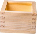 Traditional Square Japanese Sake Cups Wooden Storage Box Masu Cup Display
