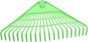 Healifty Plastic Hand Shrub Rake for Gardening Lightweight Durable Leaf Rake with Teeth Compact Garden Tool for Outdoor Cleaning Pine Needles and Debris Removal for Flowers and Fruit Trees