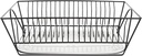 Cabilock 1set Stainless Steel Kitchen Draining Rack Vertical Plate Holder Drainboard for Efficient Dish Storage and Easy Cleaning Modern Design for Home Organization