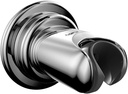 BOPai Vacuum Suction Cup Shower Head Holder, Adjustable 20 Degrees from The Wall - Chrome