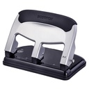 Boswit Office EZ Squeeze Ciężkie Duty 3-Hole Punch dla Home Office & School, 40-Arkusz Pojemność, One- Touch Reduced Force, Sleek Silver Design