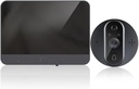 Tuya Smart Video Doorbell Peephole Camera Viewer Home Security Two-Way Audio 1080 HD Night Vision WiFi Door Bell Monitor