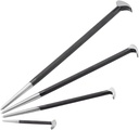 MichaelPro 4-Piece Heavy-Duty Rolling Head Pry Bar Set - 6'', 12'', 16'', 20'' Pry Bars for Automotive Aligning, Prying, Repair, Maintenance, and DIY Projects | MP009105