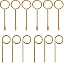 Interior Bedroom/Bathroom Emergency Key, Key Pin for Interior Privacy Door Knob Lever Compatible - 12 Pack