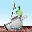 Carbonator CO2 Drink Keg Adapter, Stainless Steel Carbonation Lock Soda Carbonation Connector, Homemade Brew Beer Fast Soda Water Carbonate, for Soft PET Bottles/Homemade