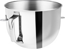 Stainless Steel 7QT Mixer bowl Fit for KitchenAid Bowl-Lift Stand Mixer,7 Quart Mixing Bowl with Handle