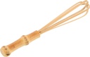 Bamboo Egg Beater Hand Egg Beater Milk Frother Wand Hand Mixer Cookware Whisking Tool