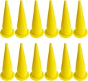 Caulking Nozzle for Caulking Gun, Reusable Caulk Nozzle Applicator, Durable Epoxy Piston Caulk, Replacement Extension Tool Supplies Applied in the Construction (yellow-12Pack)