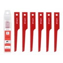 P4EV-6 Air Reciprocating Saw Blades, 6 Pack, 4” 14 TPI Fine for Standard 1/2" Shank Air Reciprocating Saws, Bi-Metal Technology, High Speed Steel
