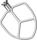 Compatible for Kitchen Aid 5QT Lift/ 6QT Stand Mixers Mixing Slurry Accessories, Stainless Steel Mixing Head, Multifunctional Mixing Tool