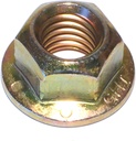 014973271831 Grade 8 Coarse Hex Flange Nuts, 1/2-13, Piece-8, Yellow