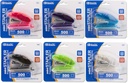 BAZIC Products Mini Stapler w/500 Staples, Standard (26/6) Built-in Staple Remover, Soft Grip 12 Sheets, Portable Small Staplers for Home Office School, 6-Pack