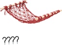 1set Woven Hanging Fruit Basket for Kitchen Rope Hammock Storage -Saving Design for Organization