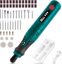 NEU MASTER Cordless Rotary Tool, 3.7V Mini Rotary Tool Kit With 55pcs Accessories, 3-Speed USB Charging Power Rotary Tool for Sanding, Polishing, Engraving, Drilling and DIY Crafts