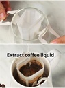 50pcs Coffee Filter Paper Bags Disposable Drip Coffee Bag Handle Hanging Ear Espresso Coffee Accessories Tea Tool