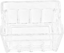 VOSAREA Acrylic Tea Bag and Coffee Packet Holder Desktop Organizer Box for Sugar Packets and Tea Bags 1-Piece Kitchen Storage Solution