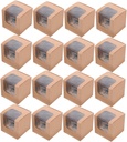 20pcs Mini Dessert Boxes Cake Boxes Cupcake Packaging Ideal for Events and Occasions