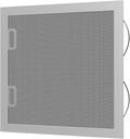 Custom Window Screen Replacement - Fully Assembled Double Hung Full Screen. The DH8 Utilizes Two Leaf Springs to Help Secure the Screen in Your Window and a Pull Rail for Easy Installation and Removal