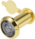 Home and Garden Parts 220-degree Door Viewer Peephole with Cover for 37mm-55mm Doors Polished Gold #CN/251024/04138